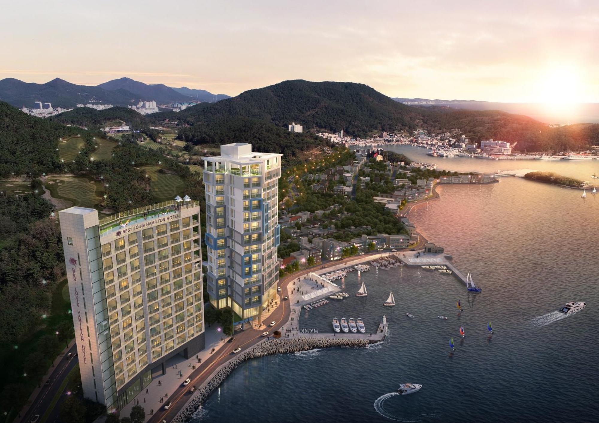 Best Louis Hamilton Hotel Ocean Terrace Pusan Exteriér fotografie